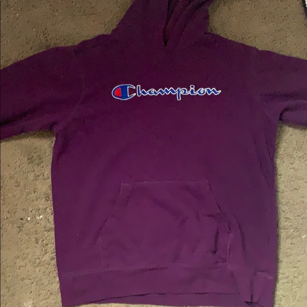 PLUM PURPLE CHAMPION SWEATER